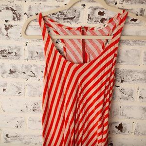 Cream & Orange Racerback Tank